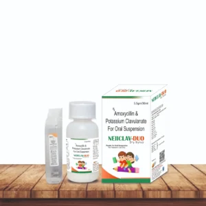 NEICLAV-DRY Syrup (Amoxycillin & Potassium Clavulanate Oral Suspension IP – 3.3gm/30ml)